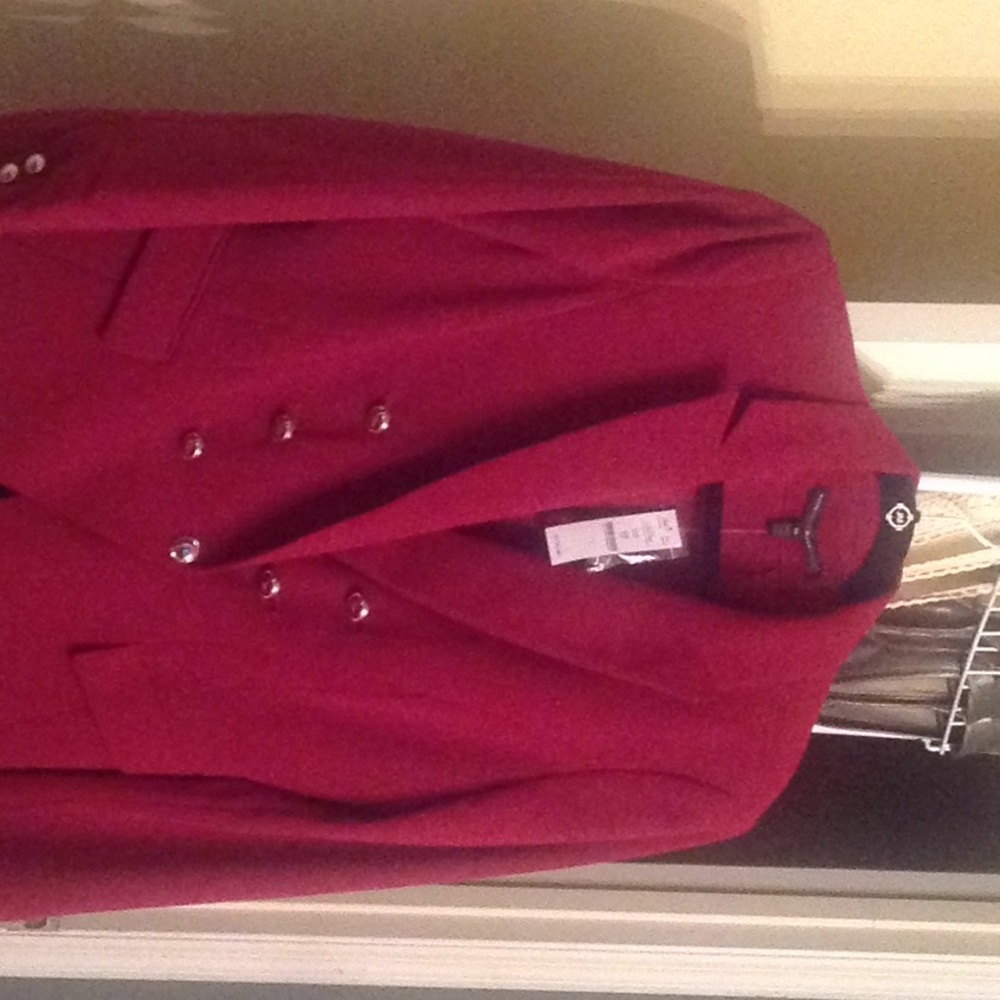 Burgundy trophy blazer